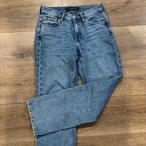 Aeropostale High Rise Baggy Blue Jeans